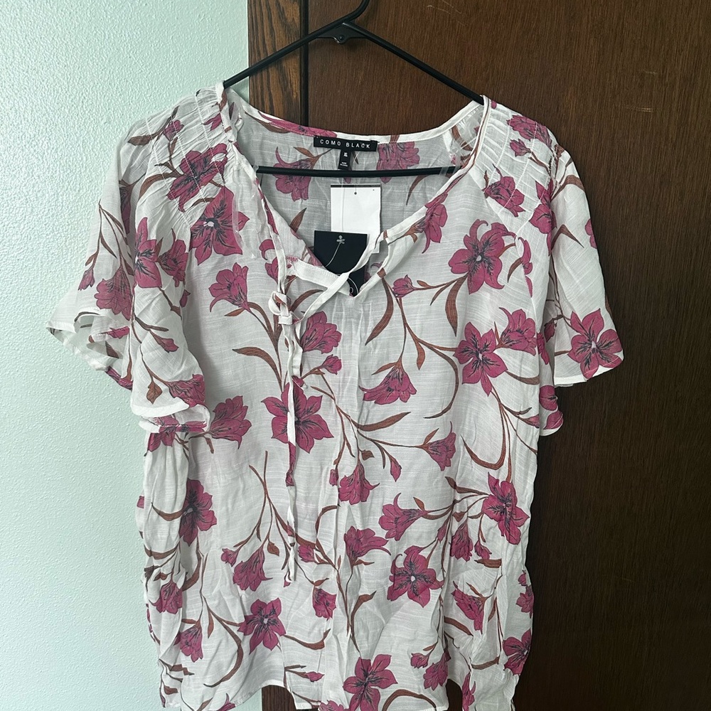 Floral Pink Women's Top